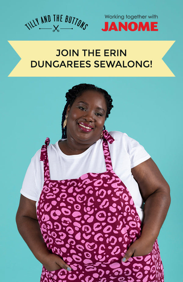 Join the Erin Dungarees Sewalong! Sponsored by Janome