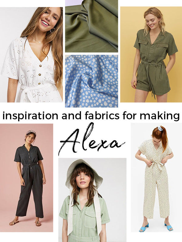 Inspiration and Fabrics for Making Alexa