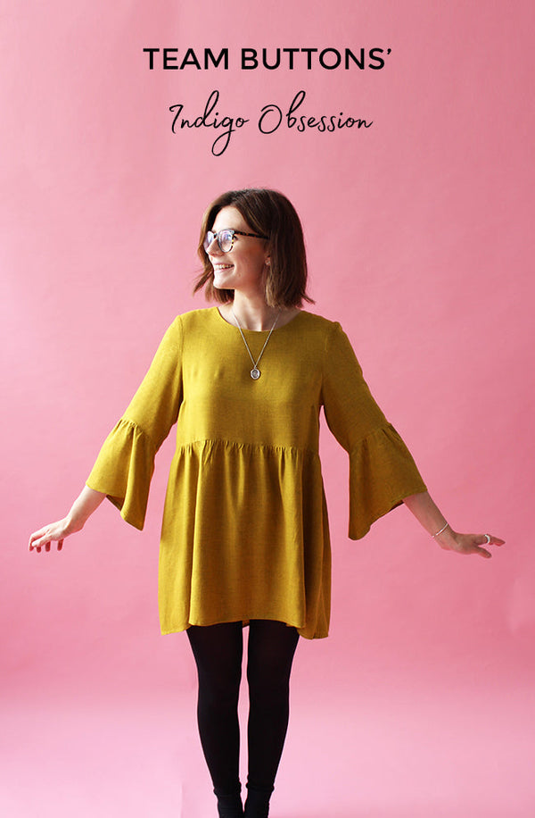 Team Buttons' Indigo Smock Obsession