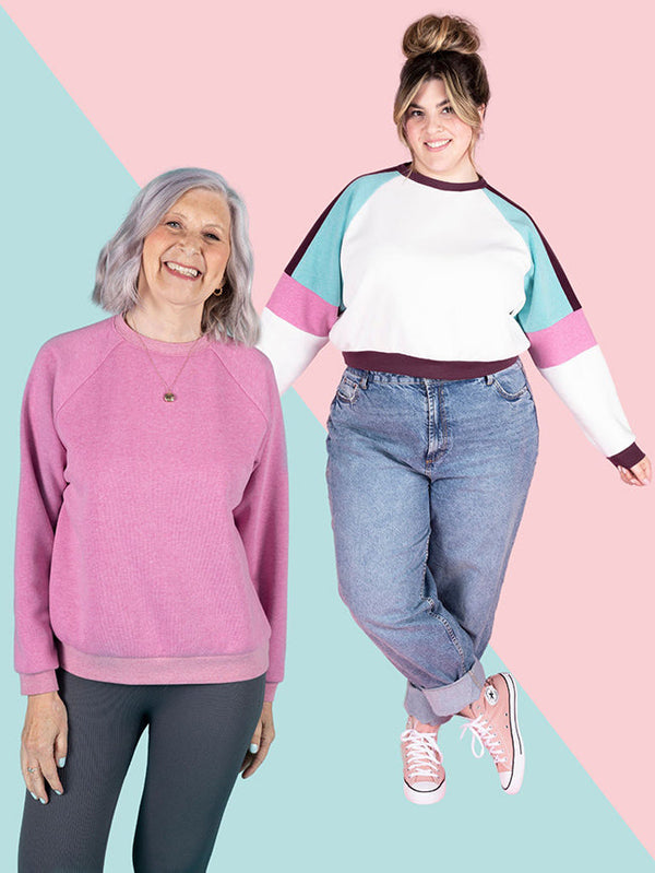 Meet the Drew sweatshirt sewing pattern + online workshop!