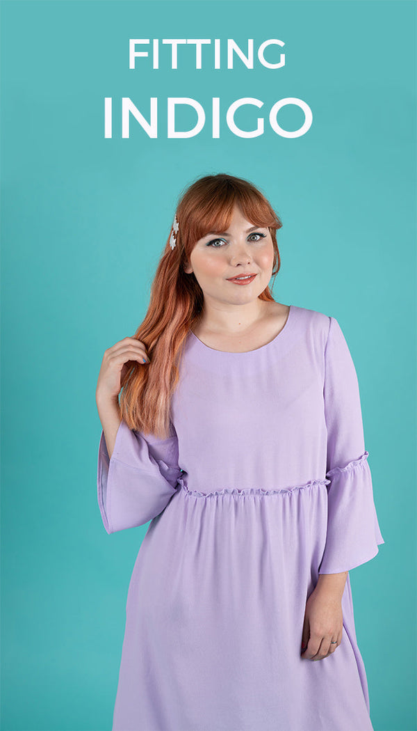 Fitting the Indigo top and dress