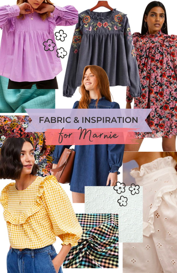Inspiration and Fabric Picks for Sewing Marnie