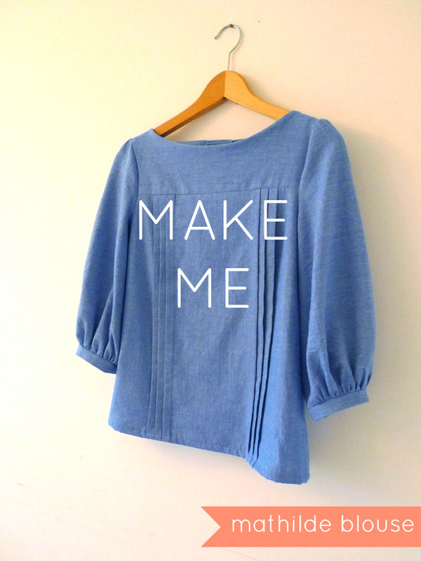 Introducing... the Mathilde Blouse Sewing Pattern!