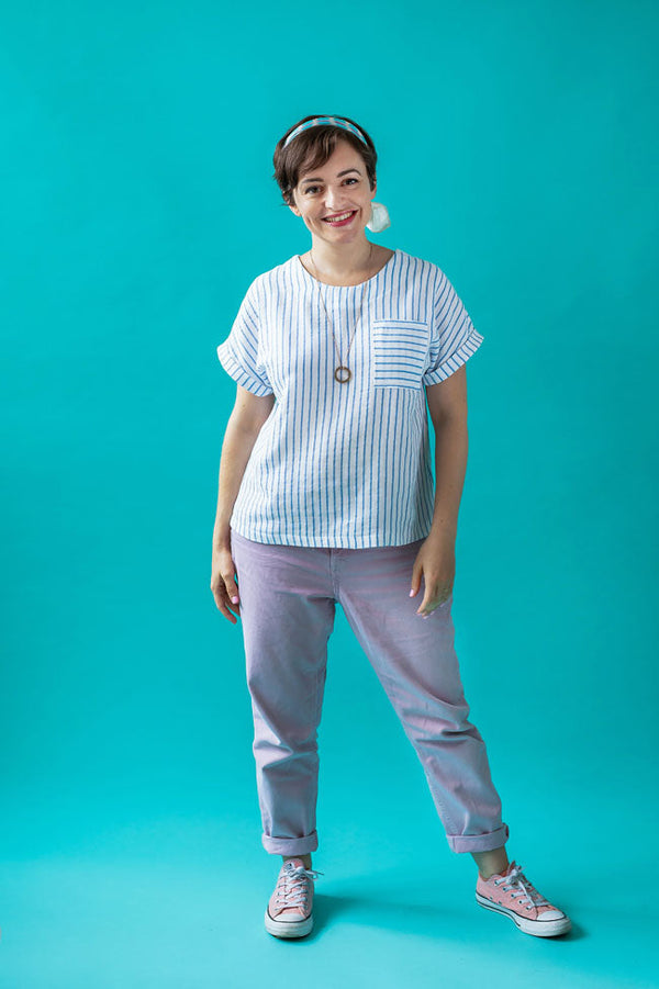 A Dreamy Double Gauze Stevie Top