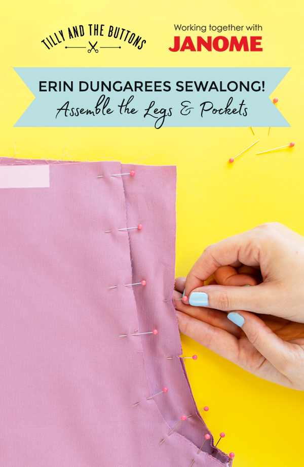 Erin Dungarees Sewalong: Assemble the Legs and Pockets