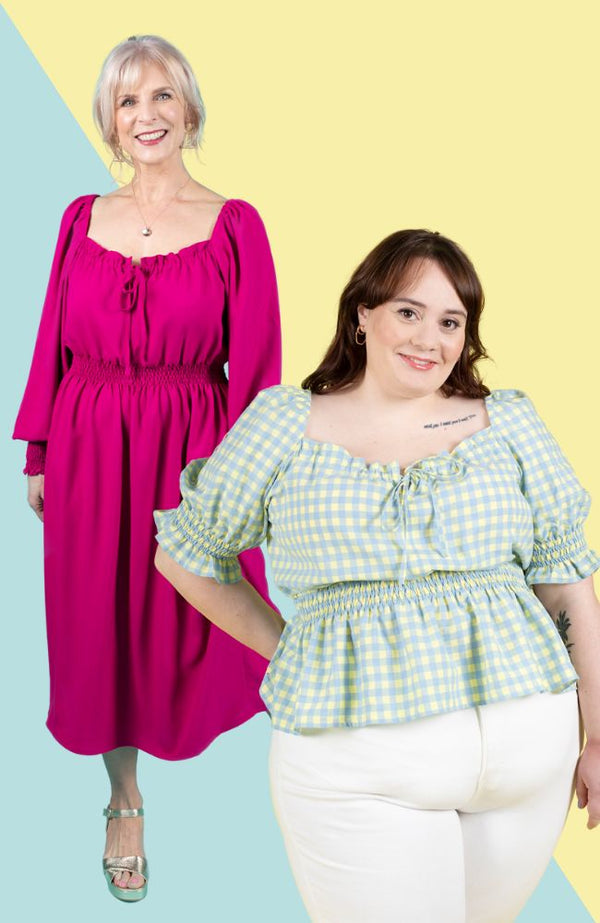 Meet Mabel! Our Dreamy Shirred Dress & Blouse Sewing Pattern