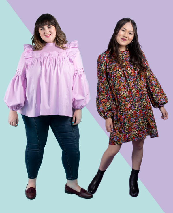 Meet Marnie! Our Romantic Blouse & Mini Dress Sewing Pattern