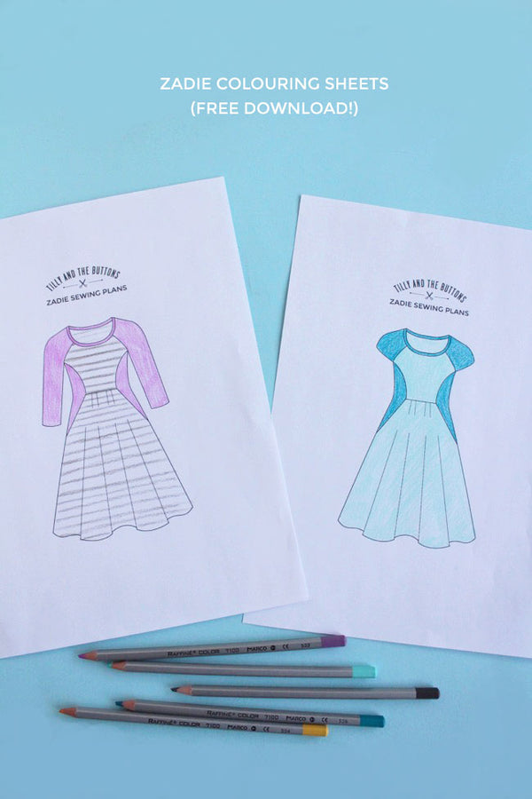Zadie Colouring Sheets... Free Download!